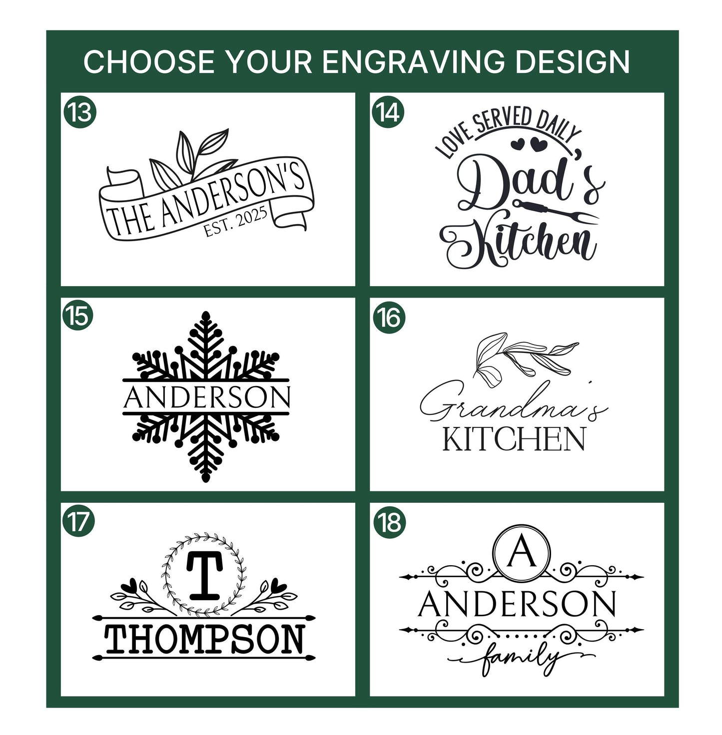 Engraved Bamboo Cheese Board: Personalized Charcuterie Tray
