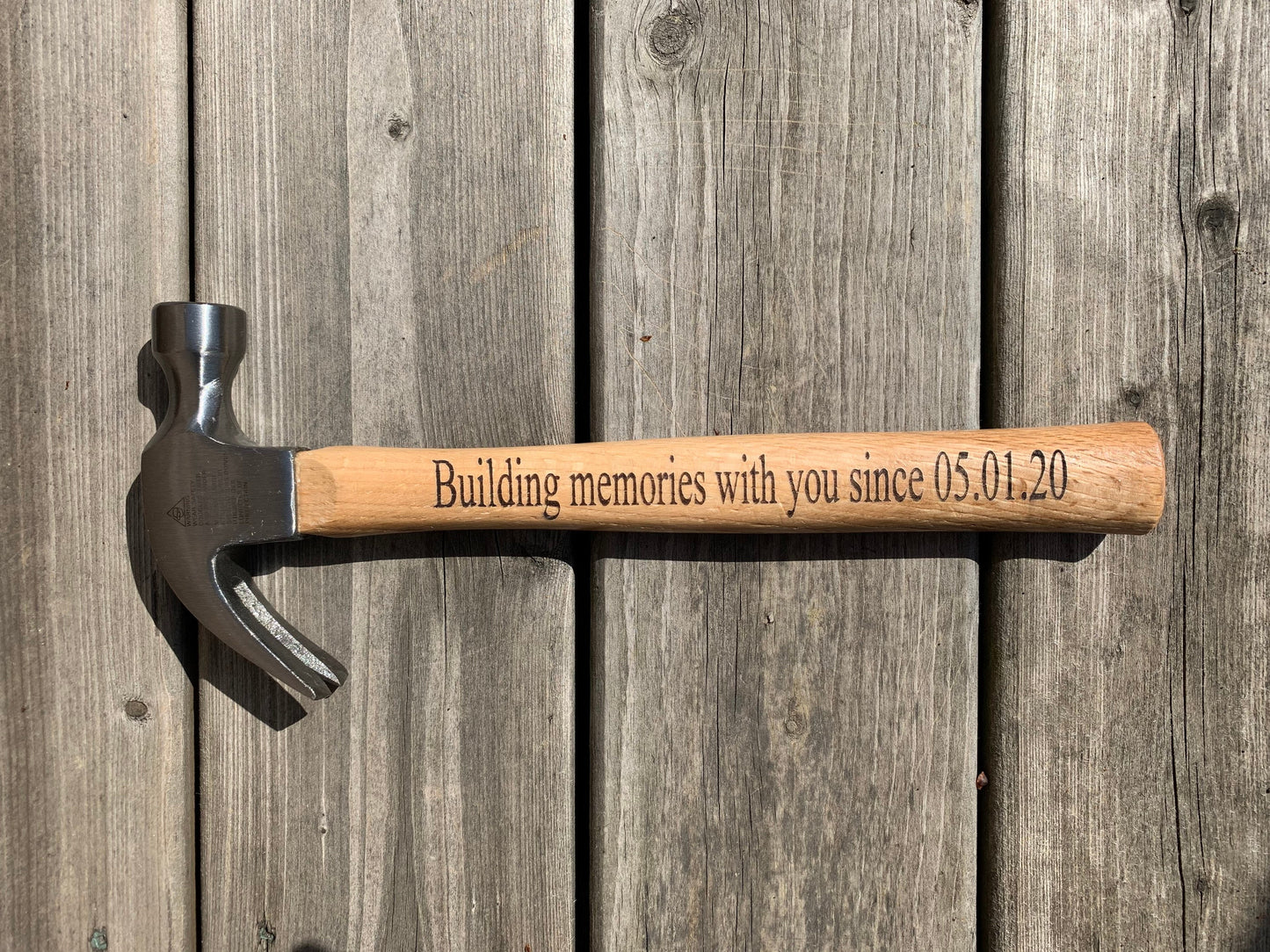 Personalized 16 oz Hammer-Custom Laser Engraved-Unique Gift for Dad-DIY Enthusiasts-Wood Handle Hammer-Unique Gift for Father’s Day-Handyman