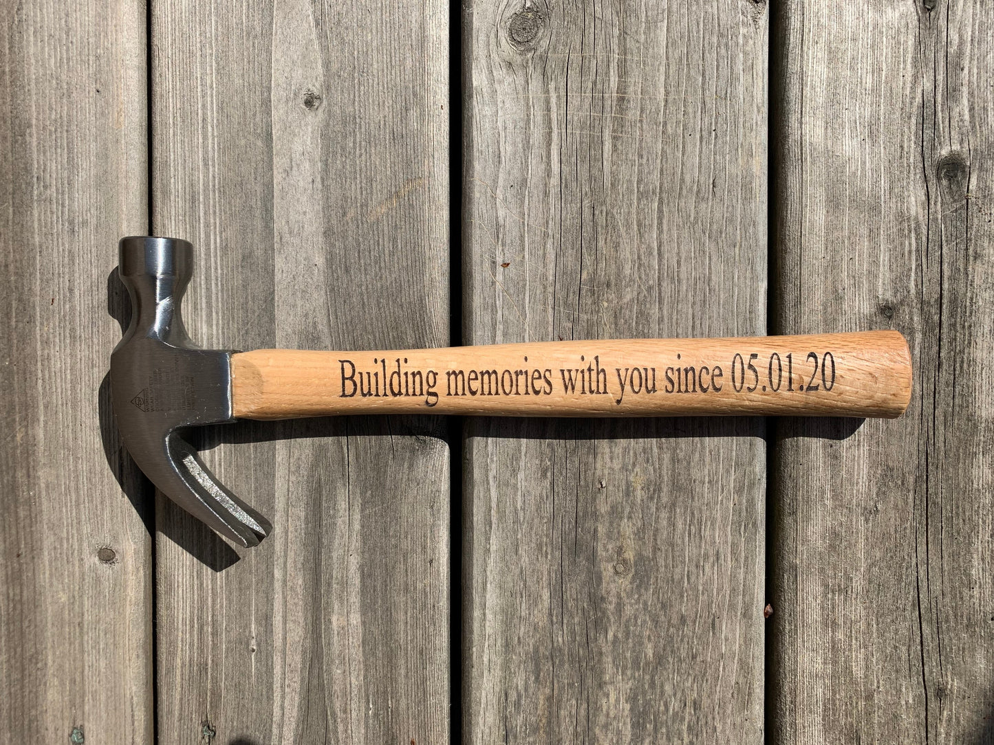 Personalized Wood Handled Hammer, Engraved Father's Day Gift